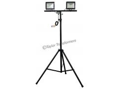 110V 2 X 30W LED MAST LIGHT ON HEAVY DUTY TRIPOD STAND